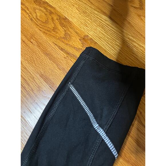 RBX reflective running‎ leggings size S NWT black and silver Wicking - Picture 3 of 6